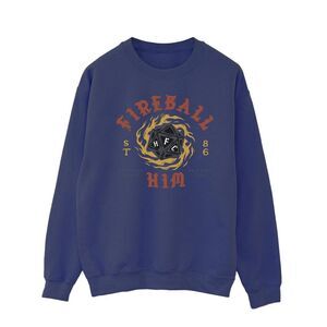 Netflix Mens Stranger Things Fireball Dice 86 Sweatshirt / Navy Blue